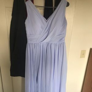 Floor length bridesmaid dress